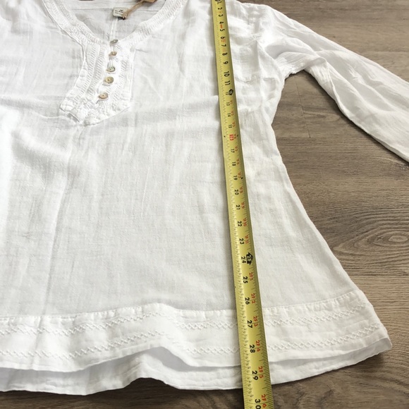 New with tags Blanco made in Peru 100% cotton white tunic - Picture 11 of 17